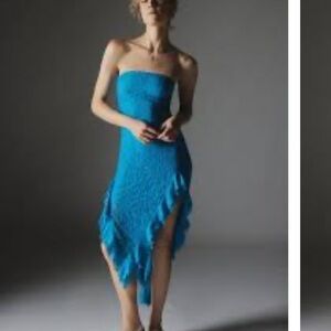 Silence + Noise Stella Lace Strapless Dress